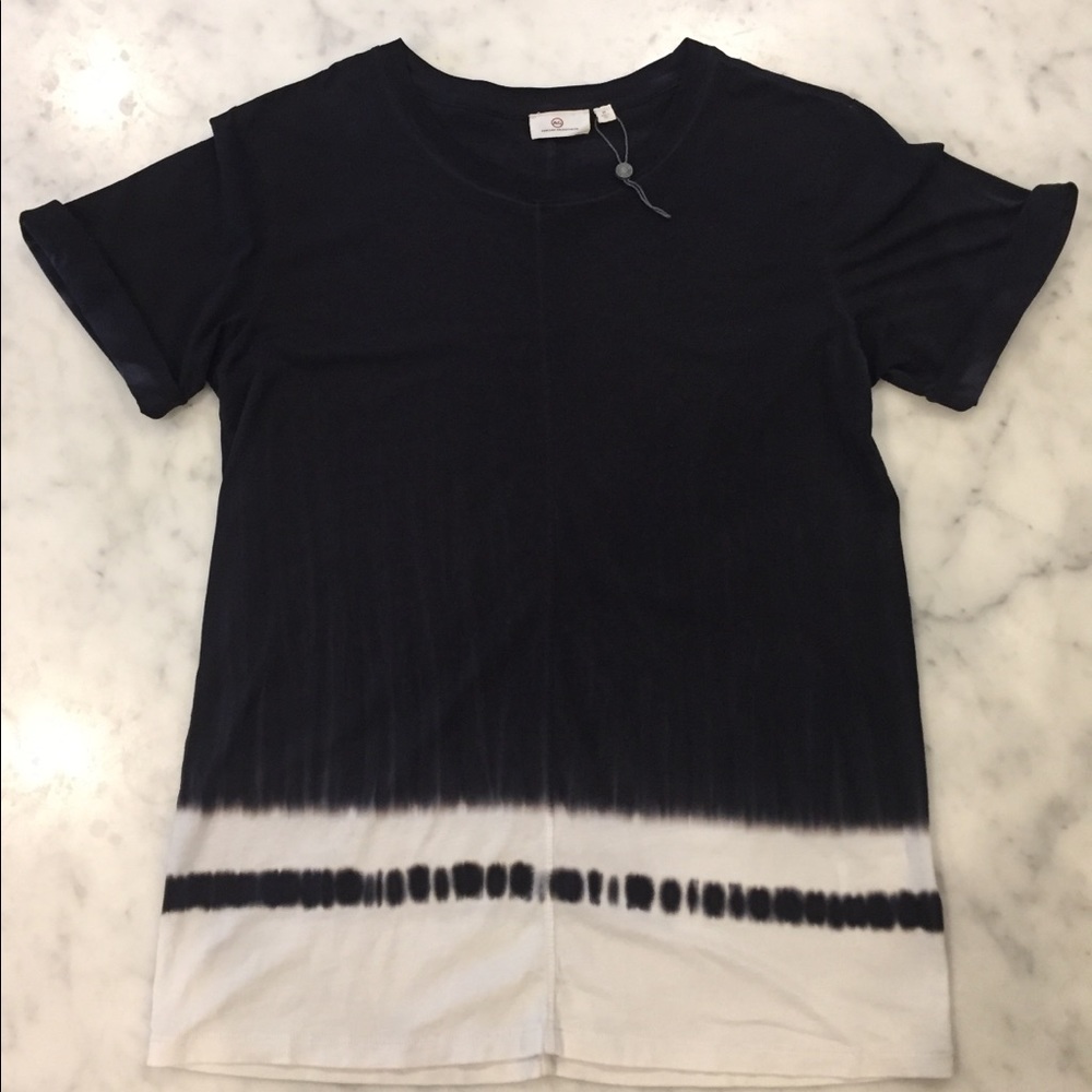 New AG Adriano Goldschmied Tie-Dyed Top